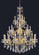 St. Francis 24 Light Chandelier in Gold (173|2016G36G/RC)