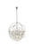 Geneva Six Light Chandelier in Polished Nickel (173|1130D32PN-GT/RC)