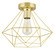 Tarbes One Light Ceiling Mount in Brushed Brass (217|43678A)