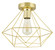 Tarbes LED Ceiling Light in Brushed Brass (217|43678A)