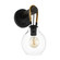 Roding One Light Wall Sconce in Structured Black (217|43619A)