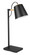 Lacey One Light Table Lamp in Structured Black, Natural Wood (217|43613A)