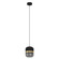 Sinsiga One Light Mini Pendant in Structured BlacK (217|39918A)