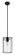 Loncino 1 One Light Mini Pendant in Structured Black (217|205296A)