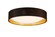 Orme LED Ceiling Mount in Black/Gold (217|204724A)