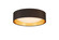 Orme LED Ceiling Mount in Black/Gold (217|204721A)