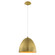 Coretto One Light Pendant in Brushed Gold (217|204674A)