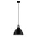 Gilwell 1 One Light Pendant in Matte black/Chrome (217|204367A)