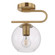 Marojales One Light Ceiling Mount in Brushed Gold (217|204337A)