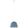 Coretto-P One Light Pendant in Dark Blue, Silver (217|204081A)