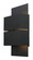 Kibea LED Outdoor Wall Light in Matte Black (217|200886A)