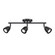 Saguenay Three Light Track in Ebony And Satin Nickel (214|DVP47386EB+SN)