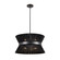 Ellesmere Six Light Pendant in Ebony With Black Shade (214|DVP43605EB-BK)