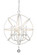 Tull Five Light Chandelier in Matte White (224|458-20MW)