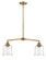 Drake Two Light Island Pendant in Brushed Gold (43|96338-BG)