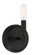 Fiora One Light Wall Sconce in Black (43|92501-BK)