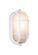 Bulkhead One Light Bulkhead w/Guard in White (43|2071-WH)