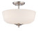 Darcy Three Light Semi-Flush Mount in Brushed Nickel (43|15006-SF-35)