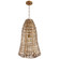 One Light Pendant in Antique Brass (208|10685)