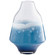 Vase in Clear And Cobalt (208|09166)