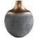 Vase in Charcoal Grey And Bronze (208|09005)