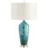 Elysia LED Table Lamp in Blue Glaze (208|05212-1)