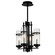 Sierra Four Light Mini Pendant in Black (401|9827P14-4-101)