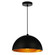 Modest One Light Mini Pendant in Black (401|9629P12-1-101)
