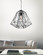 Bagheera One Light Pendant in Black (401|9625P16-1-101)