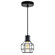 Secure One Light Mini Pendant in Black (401|9608P6-1-101)