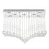 Twinkle 11 Light Flush Mount in Chrome (401|6610C36C)