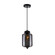 Glass One Light Mini Pendant in Black (401|5570P7C - Smoke)