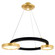 Deux Lunes LED Chandelier in Sun Gold & Black (401|1215P20-2-625)