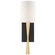 Trenton One Light Wall Sconce in Aged Brass + Black Forged (60|TRE-221-AG-BF)