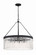 Emory Eight Light Chandelier in Black Forged (60|EMO-5406-BF)