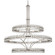 Clover 24 Light Chandelier in Brushed Nickel (60|CLO-8000-BN)