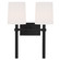 Bromley Two Light Wall Sconce in Black Forged (60|BRO-452-BF)