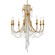 Arcadia Eight Light Chandelier in Antique Gold (60|ARC-1908-GA-CL-MWP)