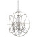Solaris Six Light Chandelier in Olde Silver (60|9219-OS-CL-SAQ)
