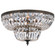 Ceiling Mount Four Light Flush Mount in English Bronze (60|718-EB-CL-SAQ)