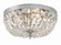 Ceiling Mount Three Light Flush Mount in Polished Chrome (60|712-CH-CL-SAQ)