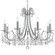 Othello Eight Light Chandelier in Polished Chrome (60|6828-CH-CL-MWP)