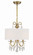 Othello Three Light Chandelier in Vibrant Gold (60|6623-VG-CL-S)