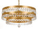 Perla Six Light Chandelier in Antique Gold (60|6108-GA)
