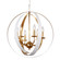 Luna Six Light Chandelier in Matte White / Antique Gold (60|585-MT-GA)