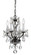 Traditional Crystal Four Light Chandelier in English Bronze (60|5534-EB-CL-SAQ)