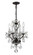Traditional Crystal Four Light Mini Chandelier in English Bronze (60|5534-EB-CL-MWP)