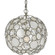 Palla One Light Mini Chandelier in Antique Silver (60|527-SA)