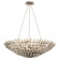 Broche Eight Light Chandelier in Antique Silver (60|519-SA)