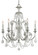 Regis Six Light Chandelier in Olde Silver (60|5116-OS-CL-SAQ)